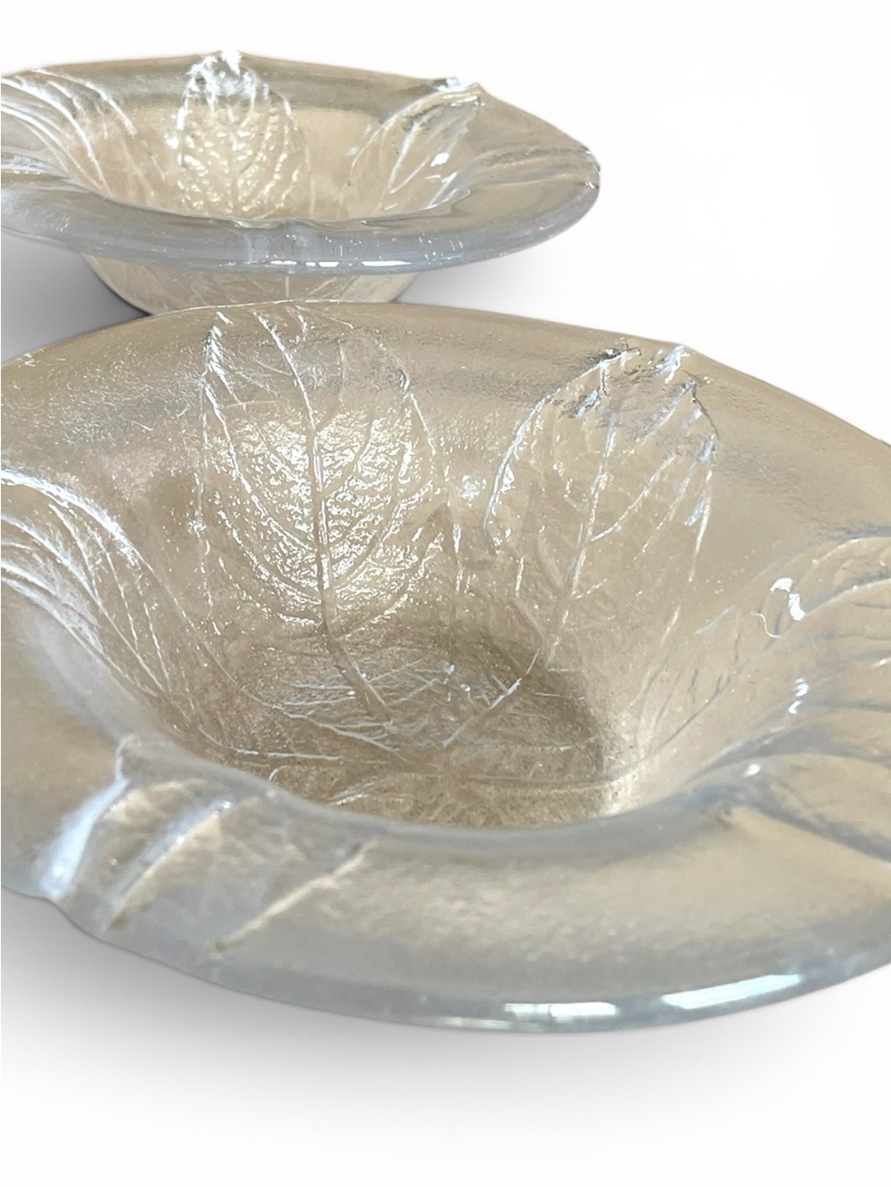 Kosta Boda “party”, grapefruit bowls, set of two, from the 1970s
